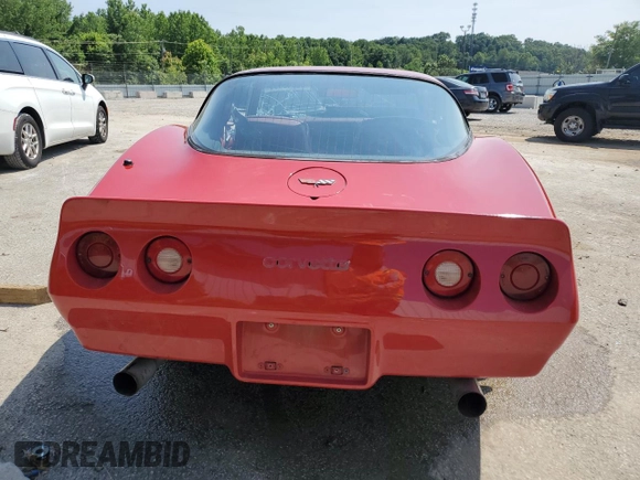 1982 Chevrolet Corvette z VIN 1G1AY8784C5122853, wystawiony jako Copart lot #58346605 z przebiegiem 69 994 mil mil oraz Szkoda całkowita • Salvage title. Historia ofert i sprzedaży dostępna na DreamBid. Obrazek 6.