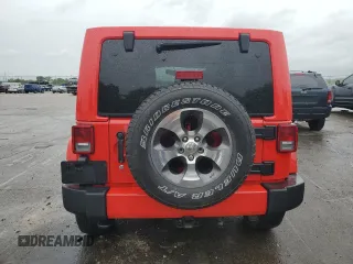 2017 Jeep Wrangler Unlimited Sahara with VIN 1C4BJWEG6HL552529, listed as a Copart auction lot 56688935 with Not provided miles and Salvage title. Bid and sale history available at DreamBid. Image 6.