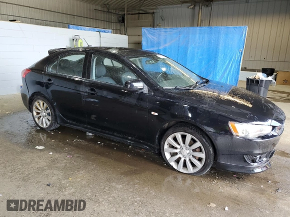 2010 Mitsubishi Lancer GTS with VIN JA32X8HW7AU001795, listed as a Copart auction lot 68226064 with 144,272 mi miles and Salvage Title. Bid and sale history available at carsss.com. Image 4.