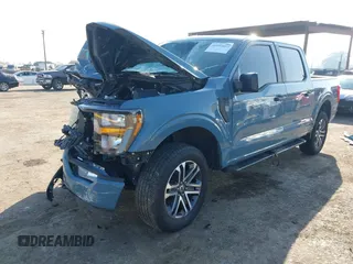 2023 Ford F-150 XL with VIN 1FTEW1EP4PKF58559, listed as a IAAI auction lot 40953057 with 7,900 mi miles. Bid and sale history available at carsss.com. Image 18.