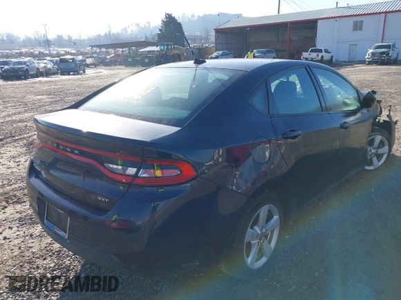 2015 Dodge Dart SXT with VIN 1C3CDFBB5FD251878, listed as a IAAI auction lot 41410794 with 109,617 mi miles. Bid and sale history available at carsss.com. Image 4.