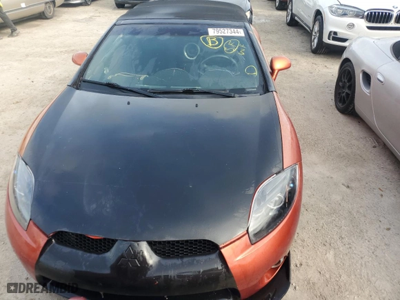2007 Mitsubishi Eclipse GT with VIN 4A3AL35T37E012279, listed as a Copart auction lot 79527344 with 183,359 mi miles and Non Repairable. Bid and sale history available at carsss.com. Image 5.
