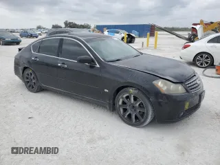 2006 Infiniti M45 Sport with VIN JNKBY01E56M208418, listed as a Copart auction lot 41573005 with 269,476 mi miles and Salvage Title. Bid and sale history available at carsss.com. Image 4.