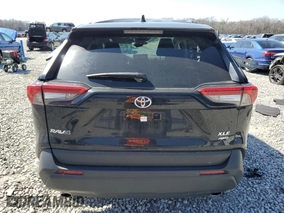 2024 Toyota RAV4 XLE with VIN 2T3P1RFV9RC399858, listed as a Copart auction lot 48606405 with 22,669 mi miles and Salvage Title. Bid and sale history available at carsss.com. Image 6.