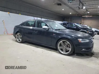 2013 Audi S4 Premium Plus with VIN WAUDGAFL1DA103025, listed as a Copart auction lot 82285234 with 120,742 mi miles and Salvage Title. Bid and sale history available at carsss.com. Image 4.