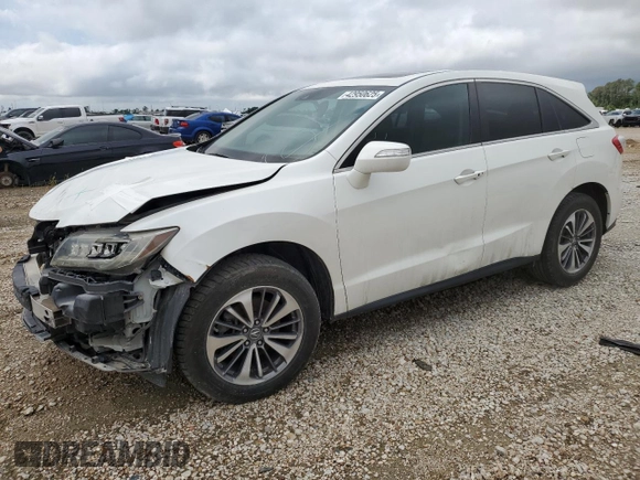 2017 Acura RDX w/Advance Pkg with VIN 5J8TB3H79HL021564, listed as a Copart auction lot 42950625 with 132,454 mi miles and Salvage Title. Bid and sale history available at carsss.com. Image 1.