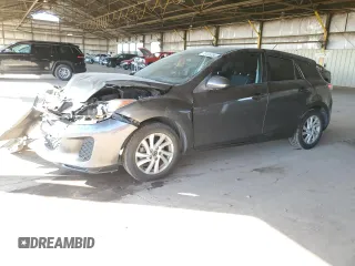 2013 Mazda 3 i Touring with VIN JM1BL1L89D1707749, listed as a Copart auction lot 76125384 with 139,966 mi miles and Salvage title. Bid and sale history available at DreamBid. Image 1.