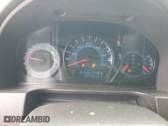 2012 Ford Fusion SE with VIN 3FAHP0HA1CR184497, listed as a Copart auction lot 56848805 with 217,189 mi miles and Clean title. Bid and sale history available at DreamBid. Image 9.