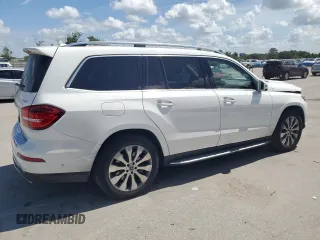 2017 Mercedes-Benz GLS 450 with VIN 4JGDF6EE7HA977726, listed as a Copart auction lot 60707555 with 117,993 mi miles and Salvage title. Bid and sale history available at DreamBid. Image 3.