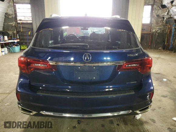 2018 Acura MDX Sport Hybrid w/Technology Pkg with VIN 5J8YD7H55JL000478, listed as a Copart auction lot 80960964 with 0 mi miles and Salvage Title. Bid and sale history available at carsss.com. Image 6.