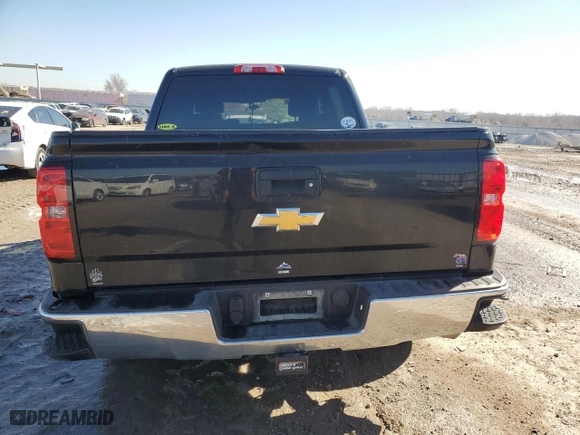 2017 Chevrolet Silverado 1500 LT with VIN 3GCUKREC2HG333665, listed as a Copart auction lot 46138725 with 0 mi miles and Salvage Title. Bid and sale history available at carsss.com. Image 6.