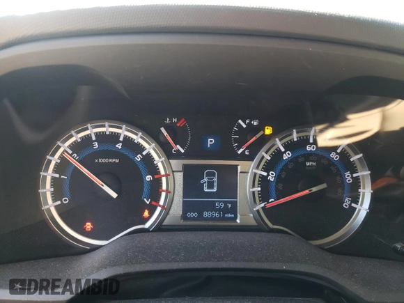 2018 Toyota 4Runner SR5 with VIN JTEBU5JR6J5577493, listed as a Copart auction lot 51286505 with 88,961 mi miles and Salvage Title. Bid and sale history available at DreamBid. Image 9.