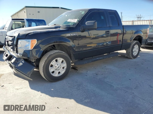 2012 Ford F-150 XL with VIN 1FTEX1EM8CKD95153, listed as a Copart auction lot 47651185 with 118,007 mi miles and Salvage Title. Bid and sale history available at carsss.com. Image 1.