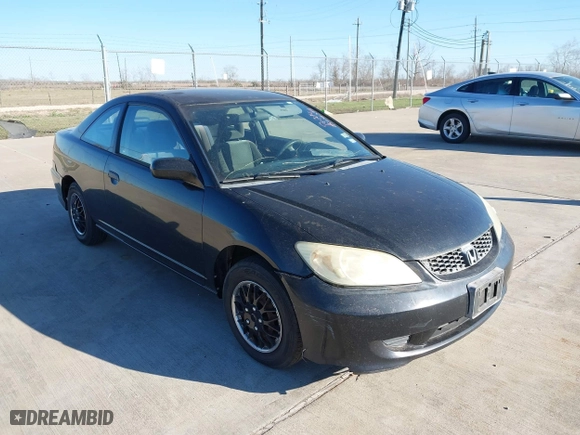 2004 Honda Civic VP with VIN 1HGEM22154L048837, listed as a IAAI auction lot 41734394 with 1 mi miles. Bid and sale history available at carsss.com. Image 1.