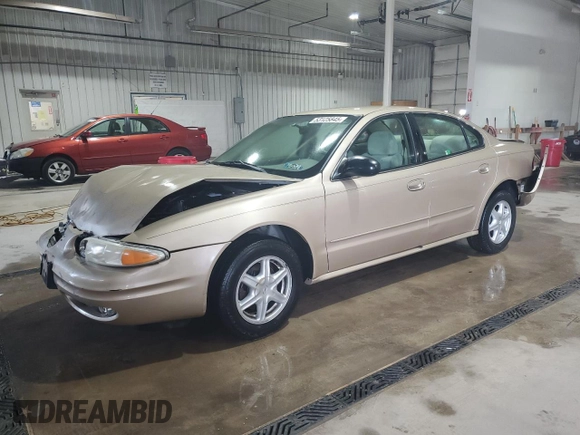 2004 Oldsmobile Alero GL1 with VIN 1G3NL52E84C101004, listed as a Copart auction lot 53125845 with 116,552 mi miles and Salvage Title. Bid and sale history available at DreamBid. Image 1.