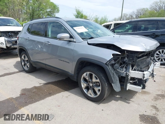 2021 Jeep Compass Limited с VIN 3C4NJDCB8MT553379, выставлен на аукционе IAAI как лот 41981662 с пробегом 83 361 миль миль и . История ставок и продаж доступна на DreamBid. Изображение 1.