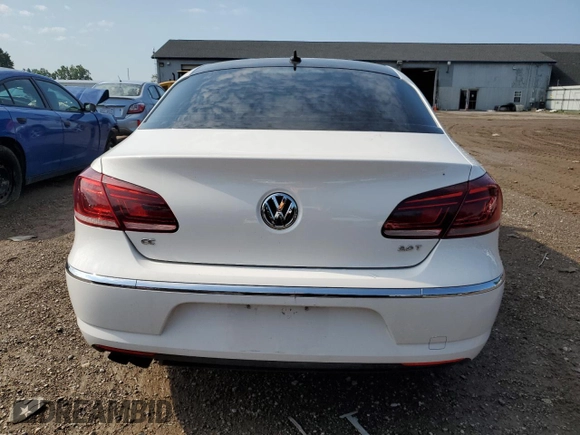 2013 Volkswagen CC Sport with VIN WVWBN7AN0DE544827, listed as a Copart auction lot 63202784 with 107,185 mi miles and Clean Title. Bid and sale history available at carsss.com. Image 6.