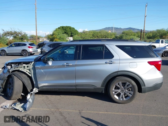 2021 Ford Explorer XLT with VIN 1FMSK7DH0MGB71478, listed as a IAAI auction lot 41495842 with 20,116 mi miles. Bid and sale history available at carsss.com. Image 14.