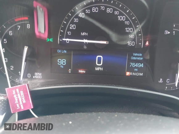 2017 Cadillac XTS Luxury with VIN 2G61M5S38H9151248, listed as a IAAI auction lot 42111780 with 76,494 mi miles. Bid and sale history available at carsss.com. Image 7.