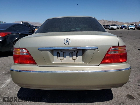 2001 Acura RL Premium Pkg with VIN JH4KA965X1C000535, listed as a Copart auction lot 54098695 with 0 mi miles and Clean Title. Bid and sale history available at carsss.com. Image 6.