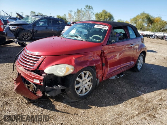 2006 Chrysler PT Cruiser Touring with VIN 3C3JY55X66T229489, listed as a Copart auction lot 72686384 with 84,710 mi miles and Salvage Title. Bid and sale history available at carsss.com. Image 1.
