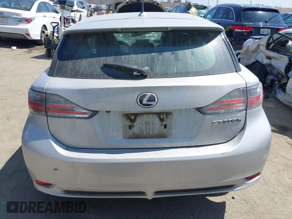 2012 Lexus CT 200h with VIN JTHKD5BH9C2058922, listed as a IAAI auction lot 42485928 with Not provided miles and . Bid and sale history available at DreamBid. Image 16.