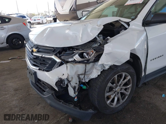 2020 Chevrolet Equinox LS with VIN 2GNAXHEV2L6146602, listed as a IAAI auction lot 41807641 with 68,053 mi miles and . Bid and sale history available at DreamBid. Image 6.
