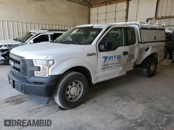 2017 Ford F-150 XL with VIN 1FTEX1CF0HKE13821, listed as a Copart auction lot 52849845 with 104,052 mi miles and Salvage Title. Bid and sale history available at carsss.com. Image 1.