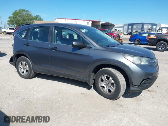 2013 Honda CR-V LX with VIN 3CZRM3H33DG702711, listed as a IAAI auction lot 41889747 with 132,937 mi miles. Bid and sale history available at carsss.com. Image 1.