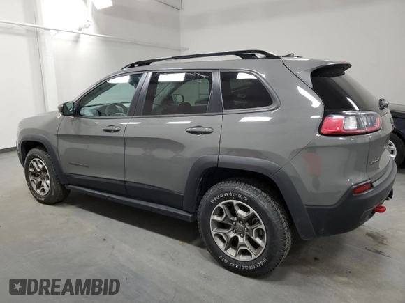 2022 Jeep Cherokee Trailhawk with VIN 1C4PJMBXXND556183, listed as a Copart auction lot 49327555 with 45,947 mi miles and Clean Title. Bid and sale history available at carsss.com. Image 2.