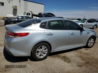 2018 Kia Optima LX with VIN 5XXGT4L31JG180298, listed as a Copart auction lot 58412615 with 105,802 mi miles and Salvage title. Bid and sale history available at DreamBid. Image 3.