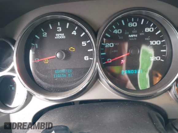 2008 Chevrolet Silverado 1500 Work Truck with VIN 1GCEC14C88Z184649, listed as a IAAI auction lot 41657176 with 110,156 mi miles. Bid and sale history available at carsss.com. Image 7.