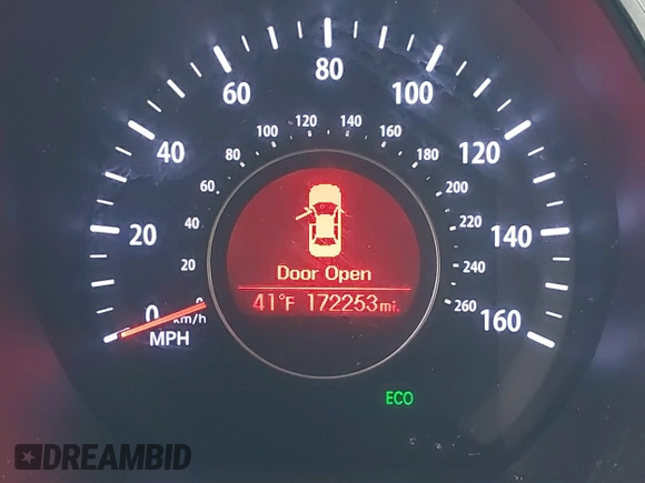 2013 Kia Optima LX with VIN KNAGM4A79D5377485, listed as a IAAI auction lot 41290306 with 172,253 mi miles. Bid and sale history available at carsss.com. Image 15.