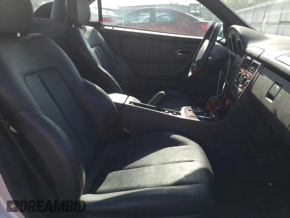2001 Mercedes-Benz SLK-Class with VIN WDBKK65F11F178256, listed as a Copart auction lot 54979975 with 95,439 mi miles and Salvage Title. Bid and sale history available at carsss.com. Image 10.