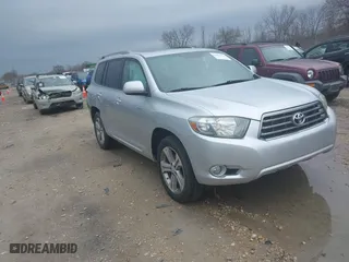 2009 Toyota Highlander Sport with VIN JTEES43A892149040, listed as a IAAI auction lot 42051030 with 175,983 mi miles. Bid and sale history available at carsss.com. Image 1.