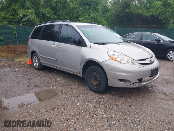 2006 Toyota Sienna CE with VIN 5TDZA23C76S519123, listed as a IAAI auction lot 42269339 with 230,419 mi miles and . Bid and sale history available at DreamBid. Image 1.