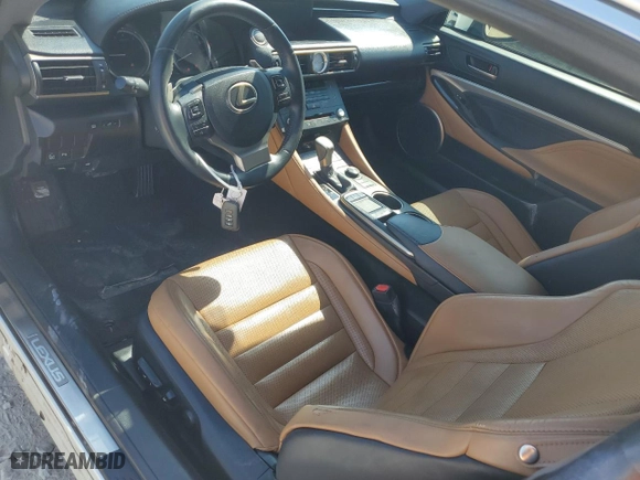 2015 Lexus RC 350 with VIN JTHHE5BC9F5004339, listed as a Copart auction lot 67751114 with 112,824 mi miles and Salvage Title. Bid and sale history available at carsss.com. Image 8.