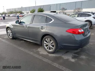 2013 Infiniti M37 with VIN JN1BY1AP8DM513615, listed as a IAAI auction lot 41572602 with 96,950 mi miles. Bid and sale history available at carsss.com. Image 3.