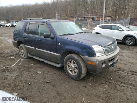2003 Mercury Mountaineer Convenience with VIN 4M2ZU86KX3UJ16073, listed as a Copart auction lot 46263035 with 0 mi miles and Salvage Title. Bid and sale history available at carsss.com. Image 4.