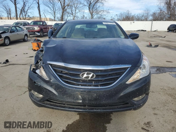 2013 Hyundai Sonata GLS with VIN 5NPEB4AC0DH624289, listed as a Copart auction lot 47611775 with 126,320 mi miles and Salvage Title. Bid and sale history available at carsss.com. Image 5.