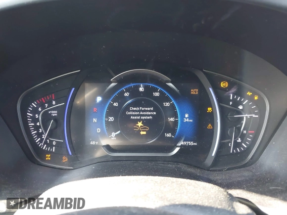 2019 Hyundai Santa Fe SEL with VIN 5NMS3CAD0KH058762, listed as a IAAI auction lot 41775703 with 49,755 mi miles. Bid and sale history available at carsss.com. Image 7.