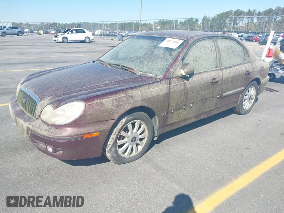 2005 Hyundai Sonata GLS with VIN KMHWF35H35A101314, listed as a IAAI auction lot 41874416 with 156,958 mi miles. Bid and sale history available at carsss.com. Image 2.