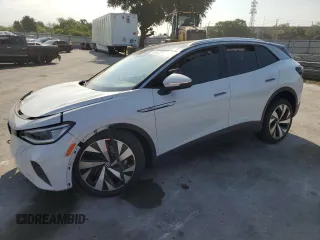 2021 Volkswagen ID.4 Pro S z VIN WVGKMPE22MP046499, wystawiony jako Copart lot #57947235 z przebiegiem 26 759 mil mil oraz Nie do naprawy • Non repairable. Historia ofert i sprzedaży dostępna na DreamBid. Obrazek 1.