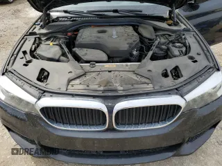 2018 BMW 5 Series 530e xDrive with VIN WBAJB1C51JG623953, listed as a Copart auction lot 51149905 with 86,799 mi miles and Salvage title. Bid and sale history available at DreamBid. Image 11.