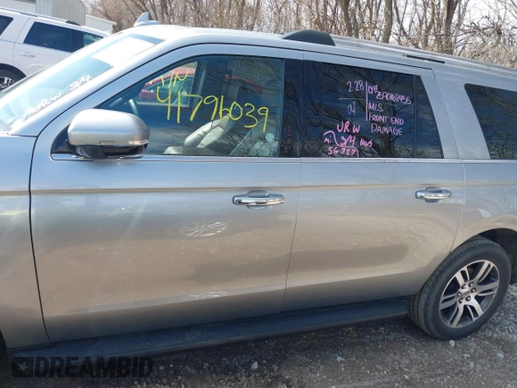2023 Ford Expedition Max Limited with VIN 1FMJK1K83PEA12322, listed as a IAAI auction lot 41796039 with 56,727 mi miles and . Bid and sale history available at DreamBid. Image 14.