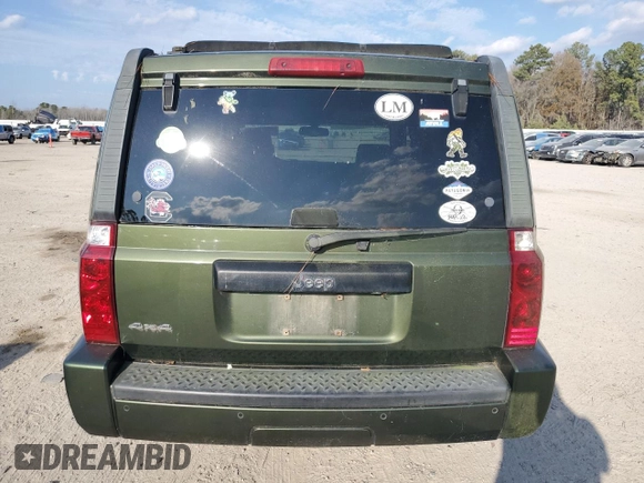 2007 Jeep Commander Sport with VIN 1J8HG48K47C675993, listed as a Copart auction lot 42962695 with 274,182 mi miles and Salvage title. Bid and sale history available at DreamBid. Image 6.
