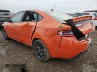 2015 Dodge Dart SXT with VIN 1C3CDFBB9FD362482, listed as a Copart auction lot 42814185 with 80,863 mi miles and Salvage Title. Bid and sale history available at DreamBid. Image 2.