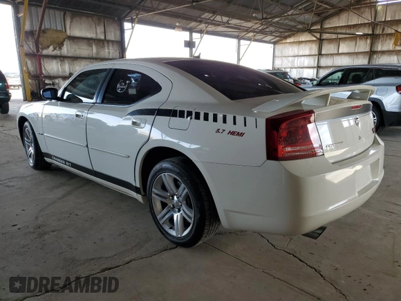 2008 Dodge Charger R/T with VIN 2B3LA53H38H328627, listed as a Copart auction lot 51290735 with 66,159 mi miles and Salvage Title. Bid and sale history available at carsss.com. Image 2.