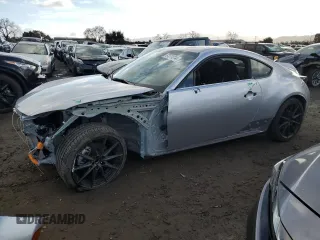 2024 Toyota GR86 Premium with VIN JF1ZNBE15R8759270, listed as a Copart auction lot 87011014 with 4,386 mi miles and Salvage Title. Bid and sale history available at carsss.com. Image 1.