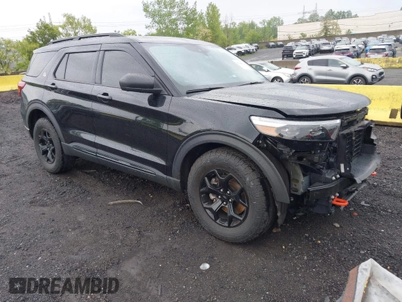 2022 Ford Explorer Timberline z VIN 1FMSK8JH0NGA82571, wystawiony jako IAAI lot #42244823 z przebiegiem 36 858 mil mil oraz . Historia ofert i sprzedaży dostępna na DreamBid. Obrazek 1.